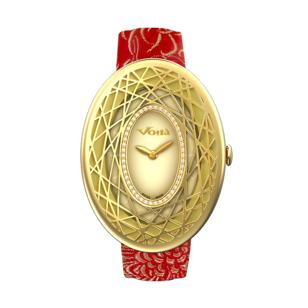 BEIJING DREAM (DIAMONDS 0.23CT - SILK STRAP)