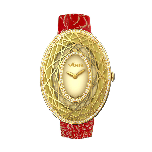 BEIJING DREAM (DIAMONDS 0.72CT - SILK STRAP)