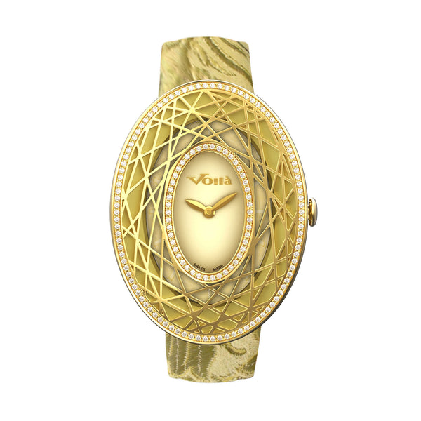 BEIJING DREAM (DIAMONDS 0.72CT - SILK STRAP)