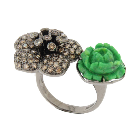 DOUBLE BLOSSOM RING